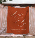 Bridal Shower Backdrop, Bride To Be Backdrop, Miss To Mrs, Rust Bridal Shower Decorations, Boho Backdrop, Terracotta Bridal Shower Tapestry