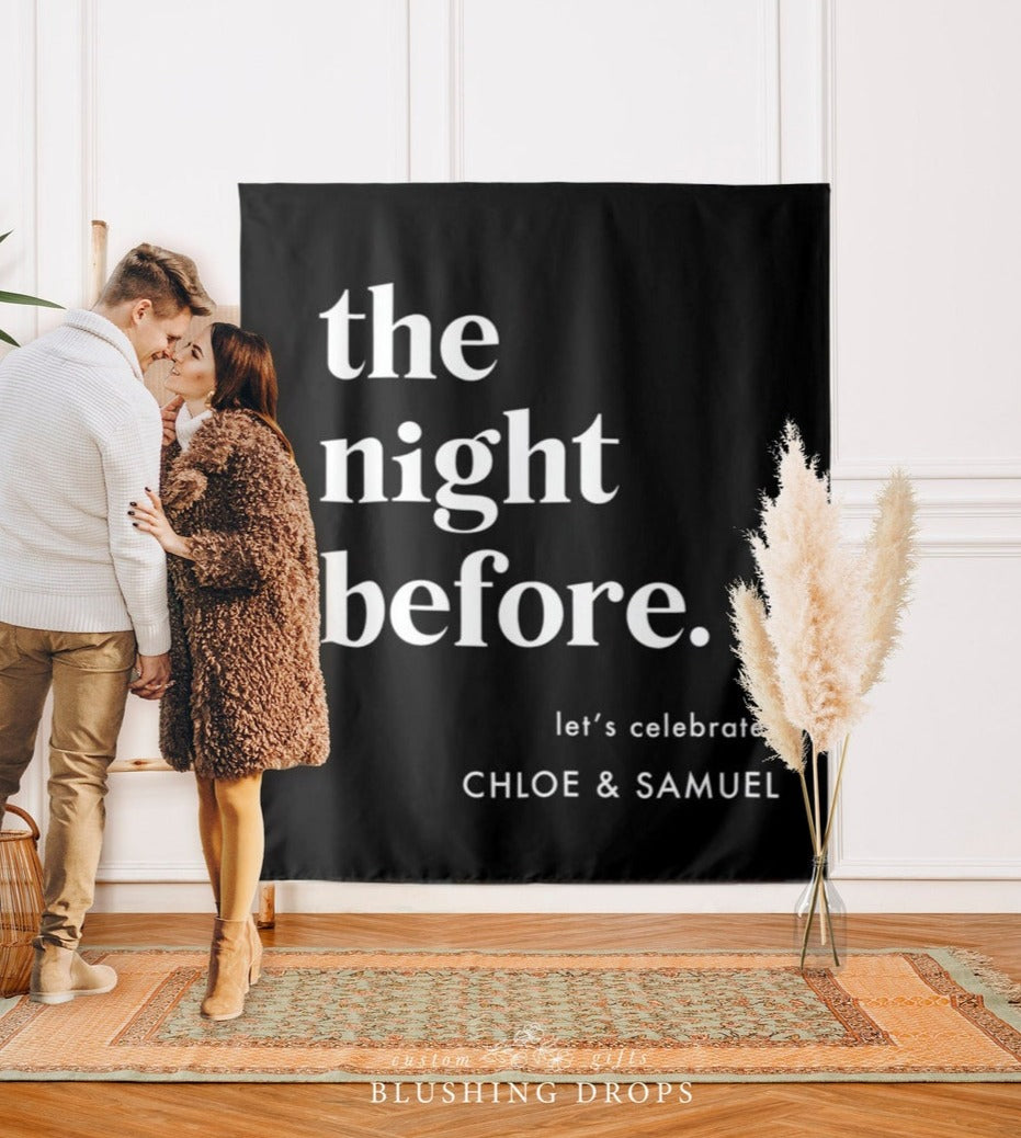 The Night Before, Modern Rehearsal Dinner Sign