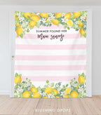 She Found Her Main Squeeze | Lemon Party Backdrop
