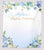 Blue Baptism Backdrop Baptism Decoration Ideas For Baby Boy - Blushing Drops