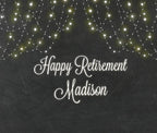 Retirement Party Photo Backdrop, Happy Retirement Chalkboard, Retirement Party Ideas, Retirement Banner Poster, Retired Party Decorations - Blushing Drops