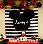 Mickey Mouse Backdrop for Parties | Mickey Photo Backdrop - Blushing Drops