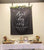 Best Day Ever Chalkboard Wedding Reception Backdrop - Blushing Drops