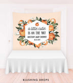 A Little Cutie Is On The Way Baby Shower Backdrop, Citrus Baby Shower Decorations, Orange Baby Shower Banner, Cutie Baby Shower