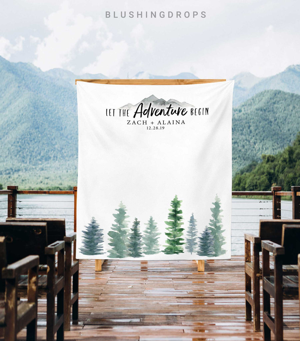 outdoor wedding decor, destination wedding ceremony backdrop