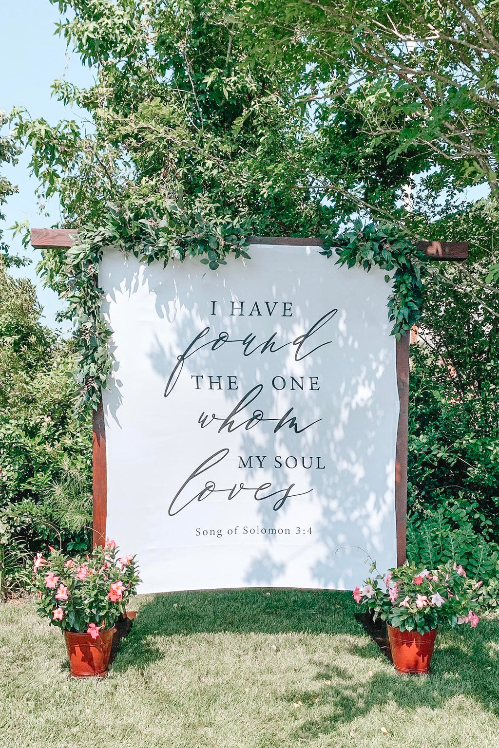 wedding statement, rustic wedding sign, wedding ceremony backdrop