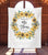 Country Sunflower Themed Wedding Photo Backdrop Design - Blushing Drops