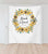 Country Sunflower Themed Wedding Photo Backdrop Design - Blushing Drops